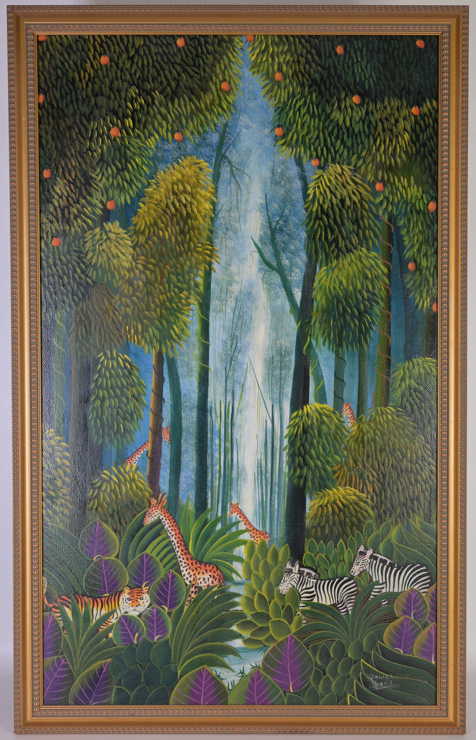 Daniel Louis (Haiti, B. 1955) "The Jungle" (1 of 7)