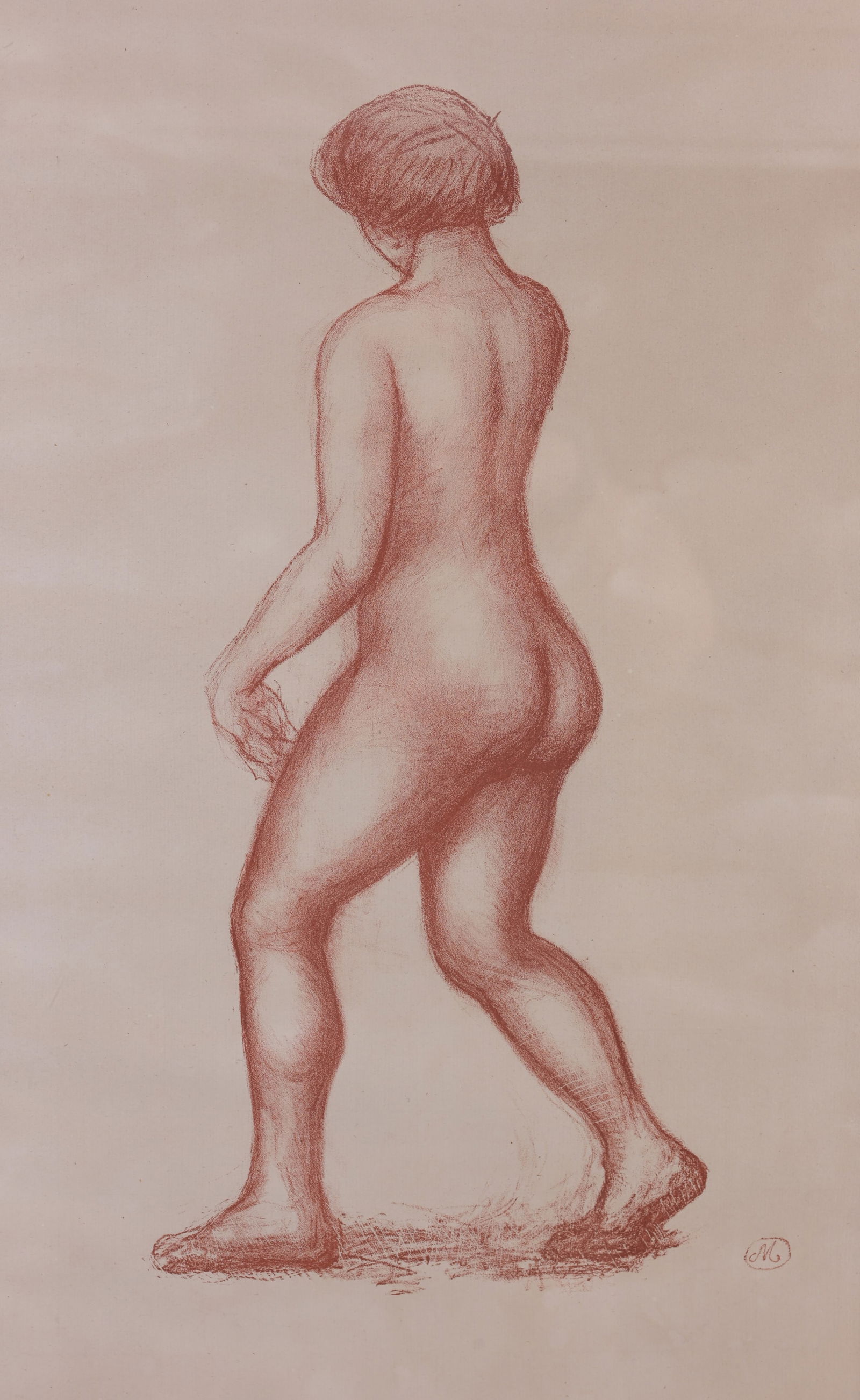 Aristide Maillol "Red Woman" Lithograph (1 of 3)