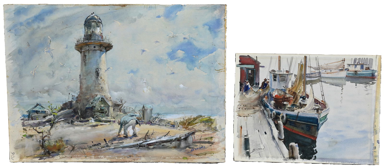 (2) James Milton Sessions (American, 1882 - 1962) (1 of 3)