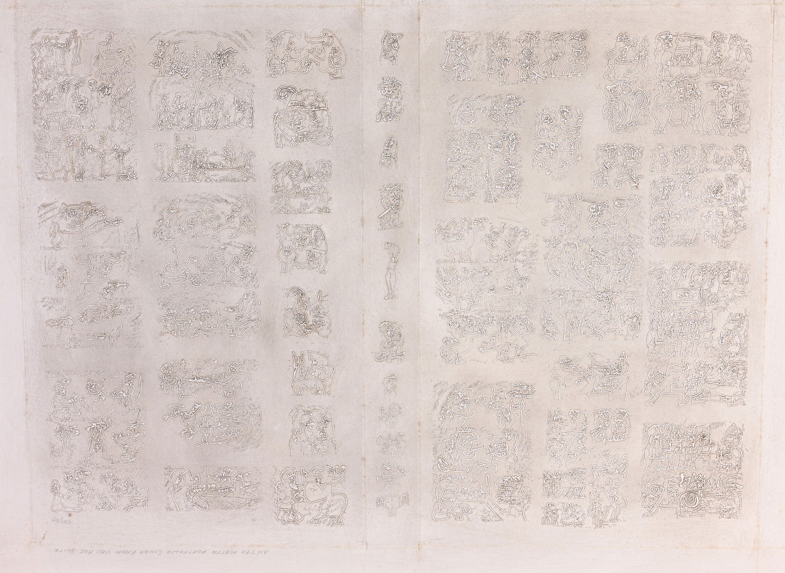 Roberto Matta (1911-2002) "Ubu Roi" Cover Sheet (1 of 7)