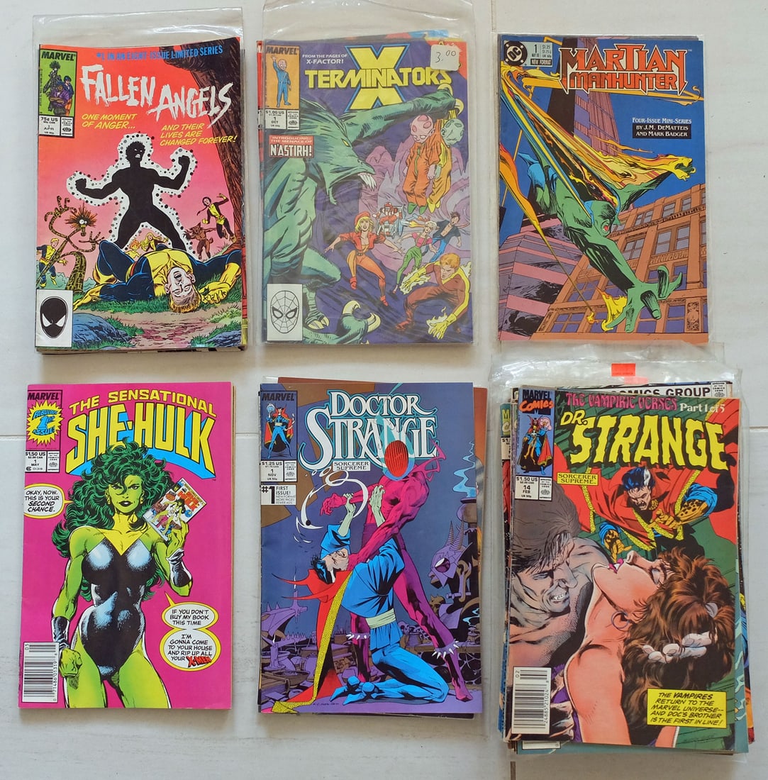 A group of over 50 comic books (1 of 4)