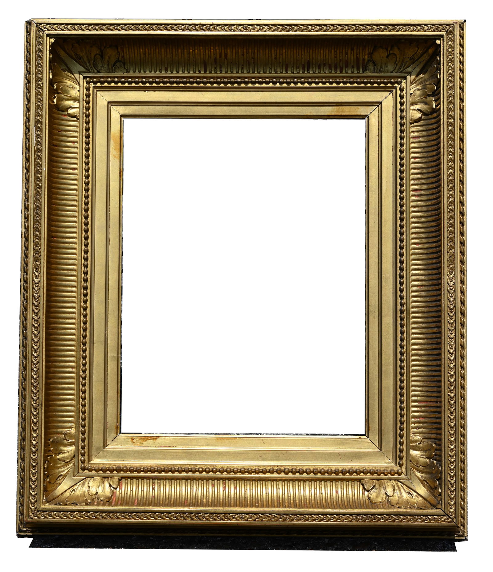 19th C. Gilt Fluted Cove French Frame (1 of 4)