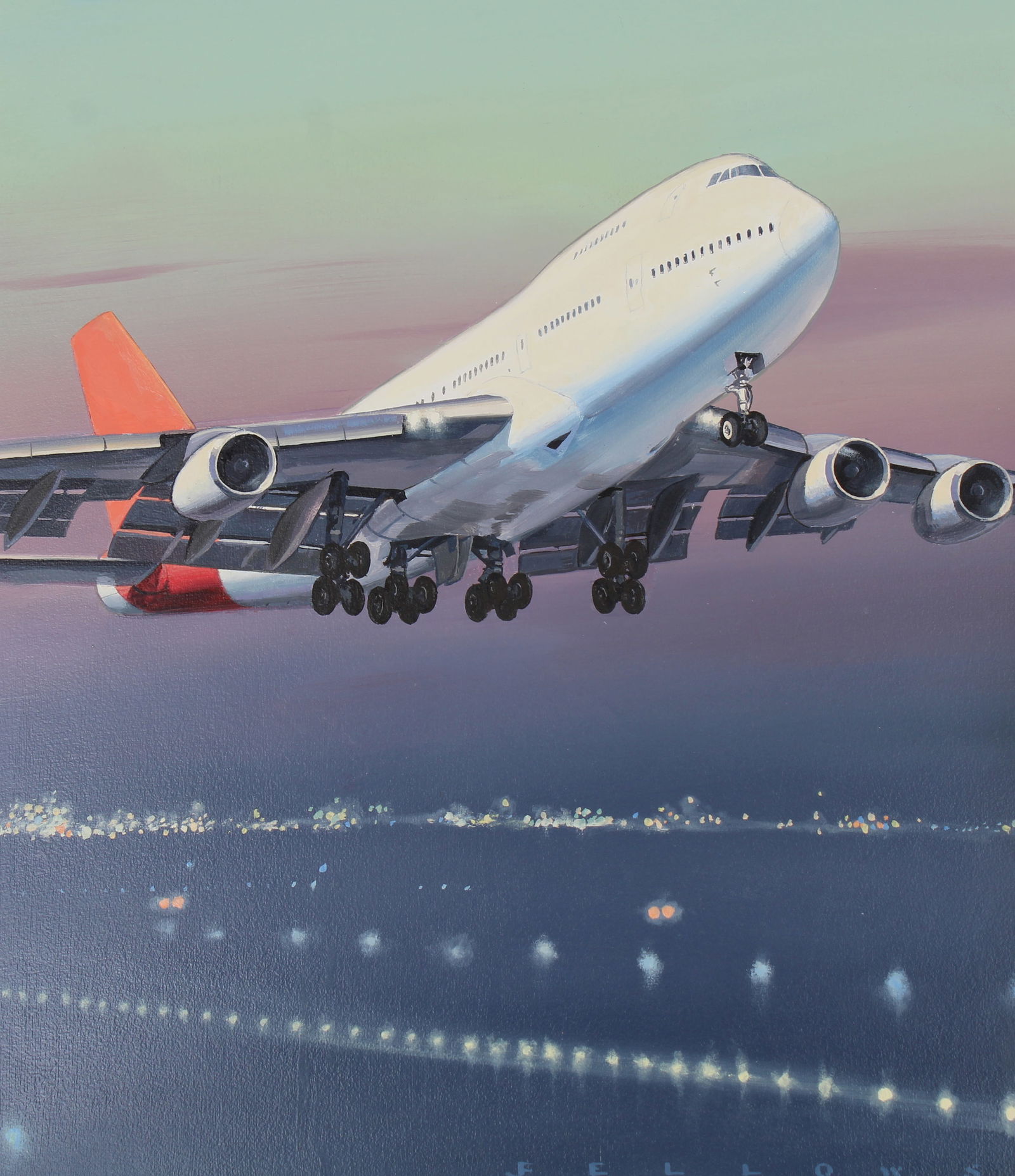 Jack Fellows (B. 1941) "1964 Boeing 747 B" (1 of 4)
