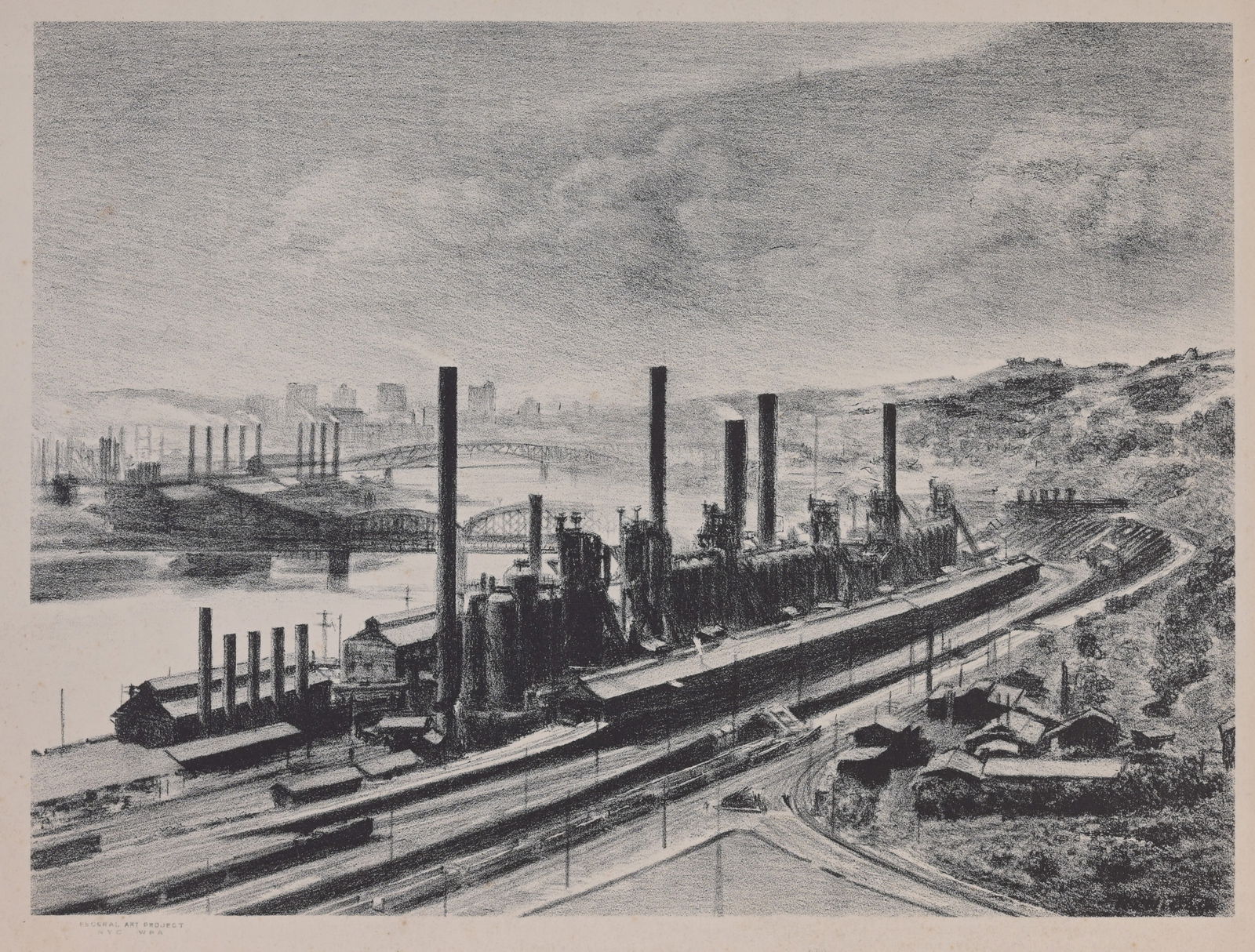 Mabel Wellington Jack (1899 - 1975) WPA Lithograph (1 of 4)