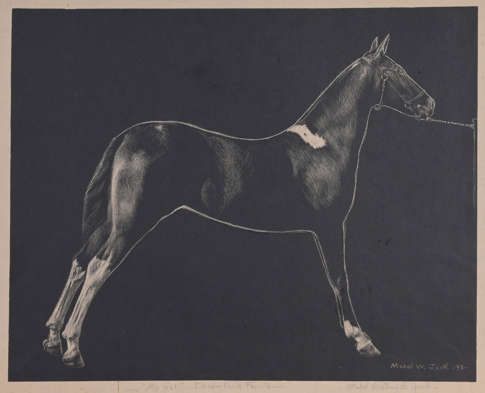 Mabel Wellington Jack (1899 - 1975) WPA Lithograph (1 of 5)