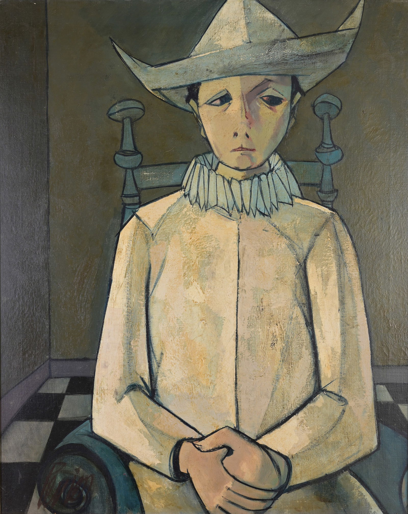 Charles Levier (1920 - 2003) "L'Babit Blanc" (1 of 8)