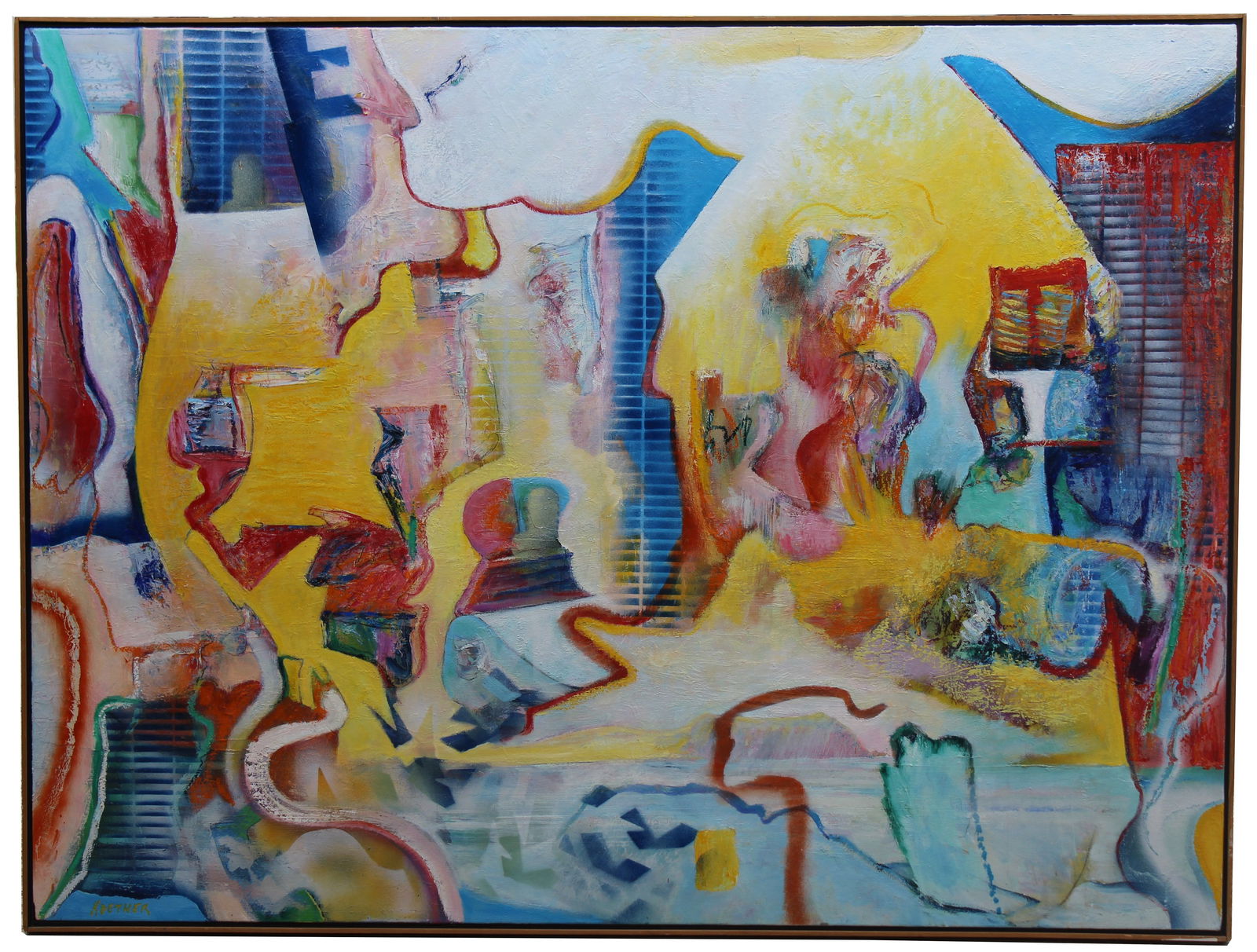 Thomas Koether (NY, FL b. 1940) "Lost Weekend" (1 of 4)