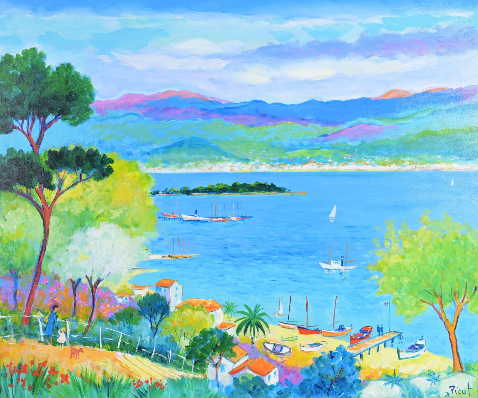 Jean-Claude Picot (French, 1933 - 2020) Oil (1 of 8)