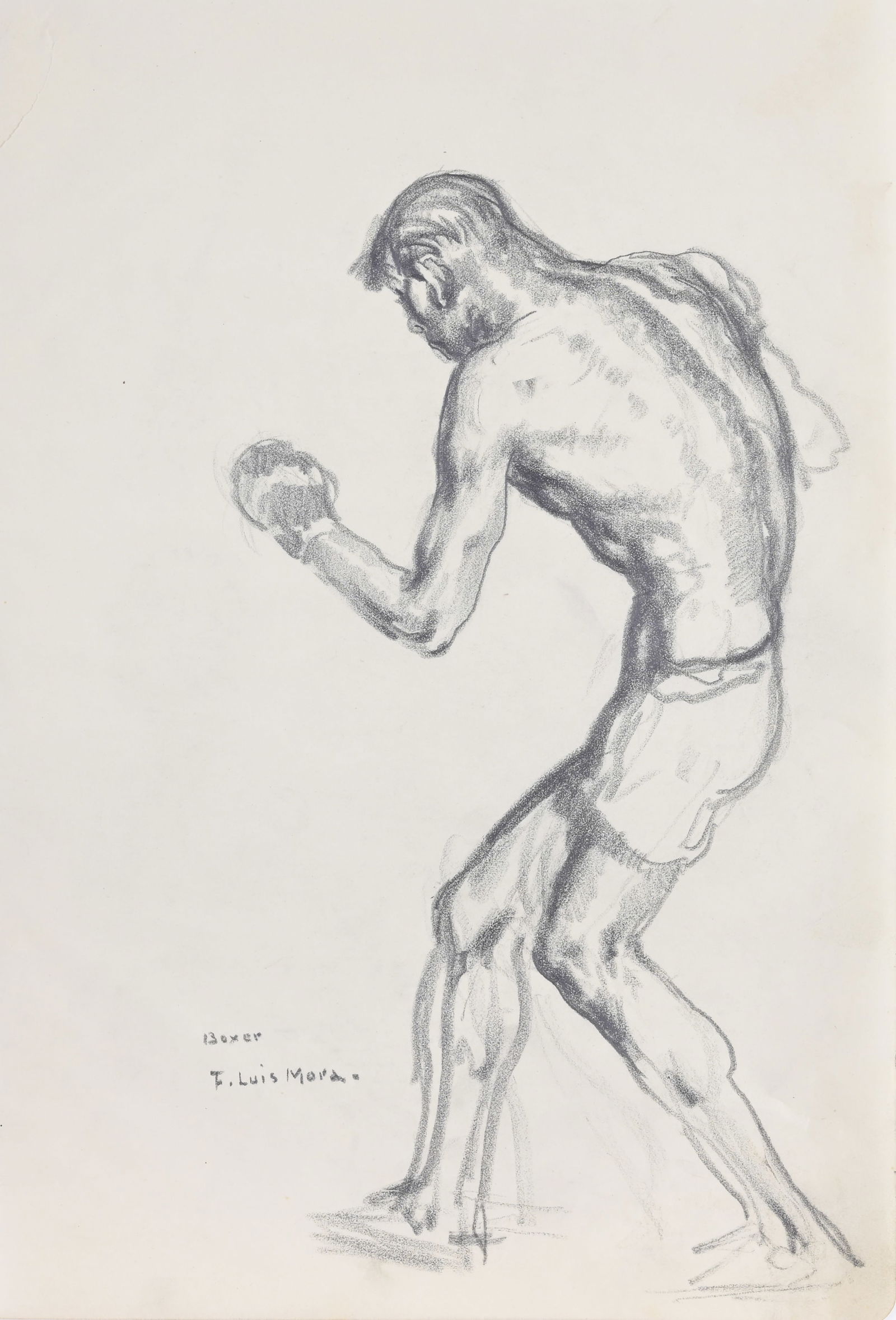 Francis Luis Mora (1874 - 1940) "Boxer" (1 of 3)
