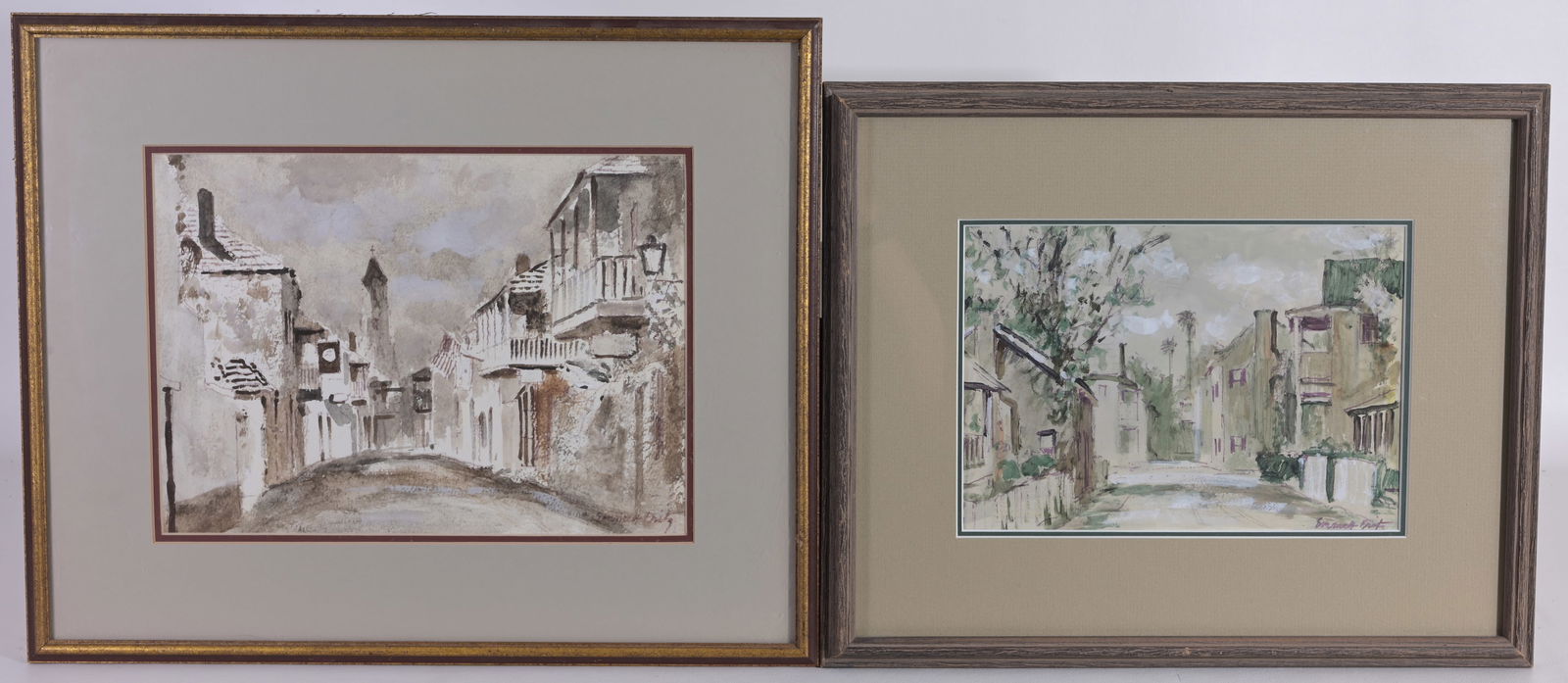 (2) Emmett Fritz (1917 - 1995) Mud Paintings (1 of 10)