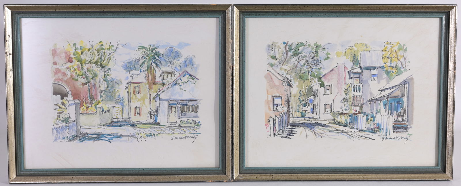 (2) Emmett Fritz (1917 - 1995) St. Augustine WC's (1 of 8)