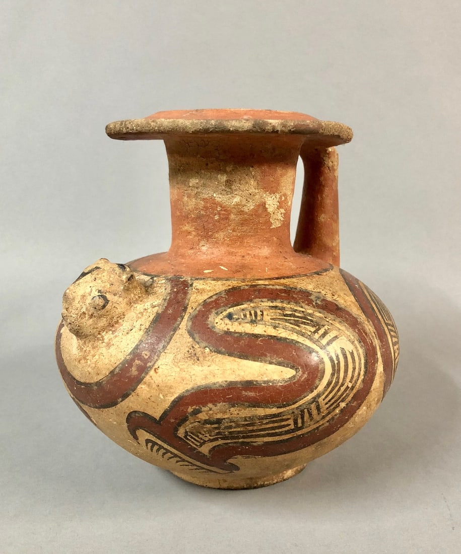 Pre-Columbian Drinking Pottery Pitcher (1 of 6)