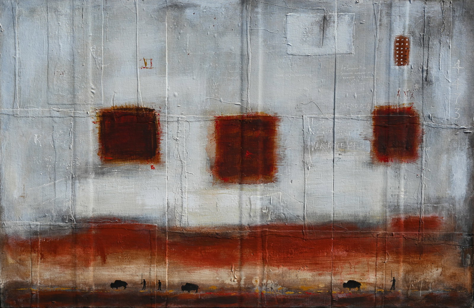 Jimmy Wright (1944 – 2008) "Plains of Want" (1 of 11)