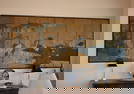 Monumental 6-Panel Hand Painted Japanese Screen