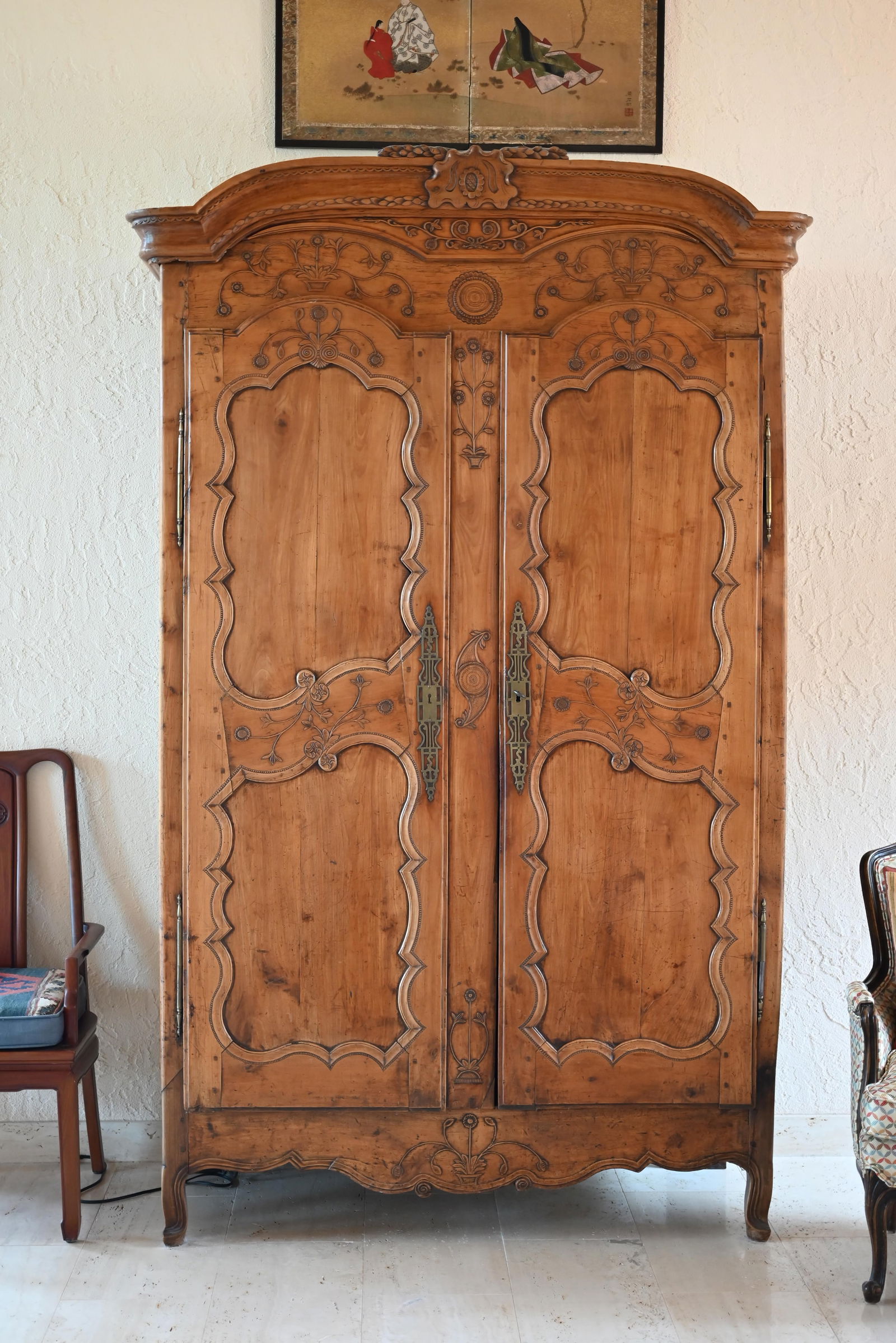 Antique French Louis XV Armoire (1 of 11)