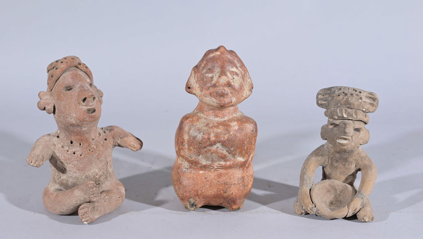 (3) Pre-Columbian figures from Mexico (1 of 4)