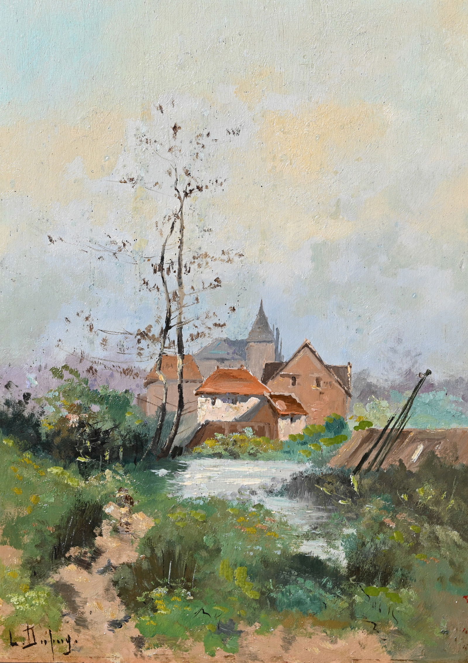 Eugene Galien-Laloue (1854 - 1941): Eugene Galien-Laloue (France, 1854 - 1941) Oil on Board. Signed lower left. Sight Size: 12.5 x 9 in. Overall Framed Size: 16 x 12.25 in.