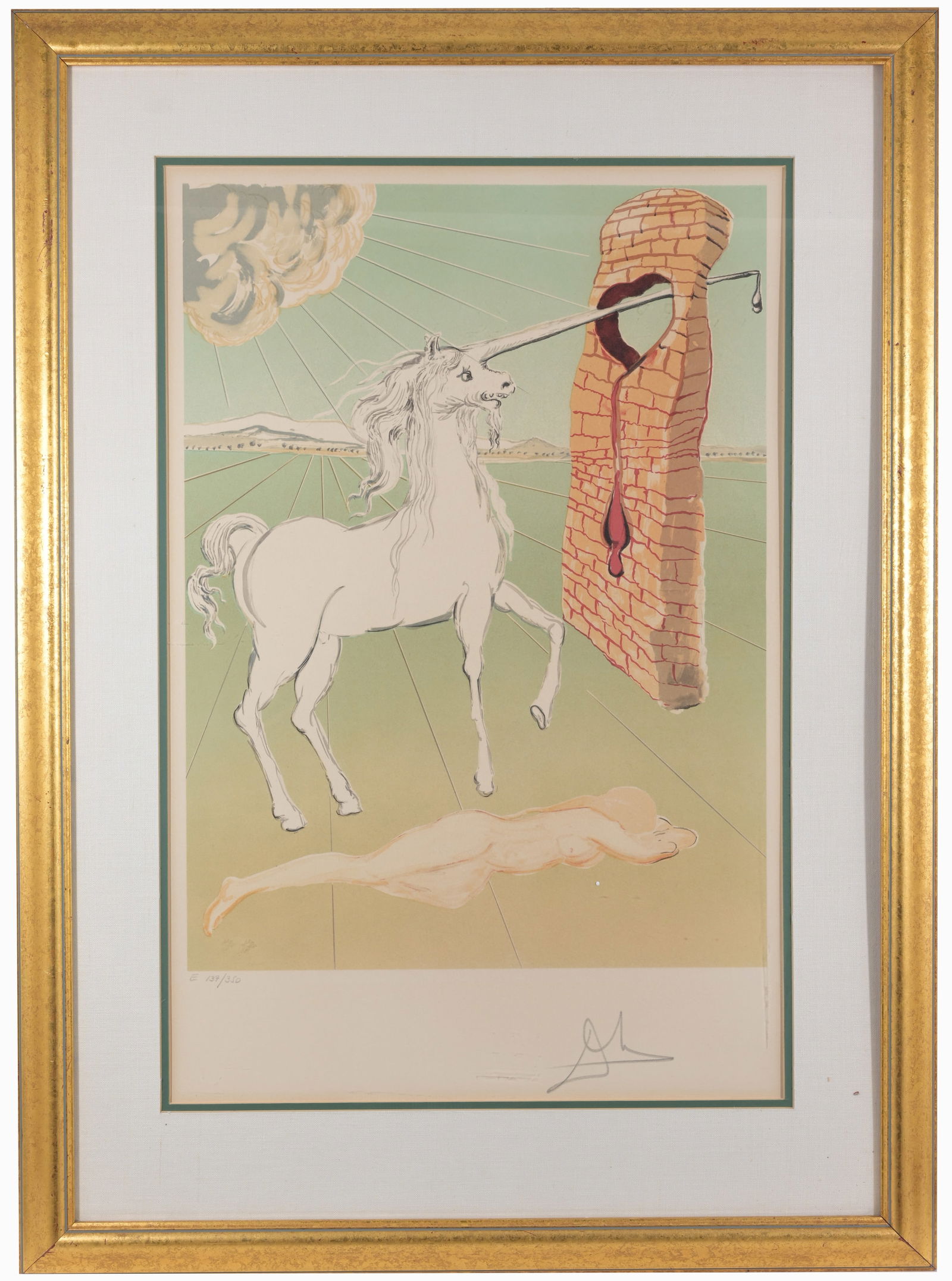 Salvador Dali (1904 - 1989) "Agony of Love" (1 of 6)