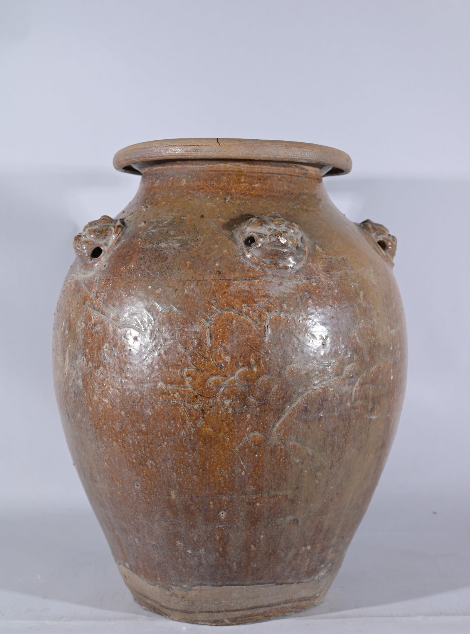 Large Glazed Terracotta Chinese Song Dynasty Jar (1 of 12)