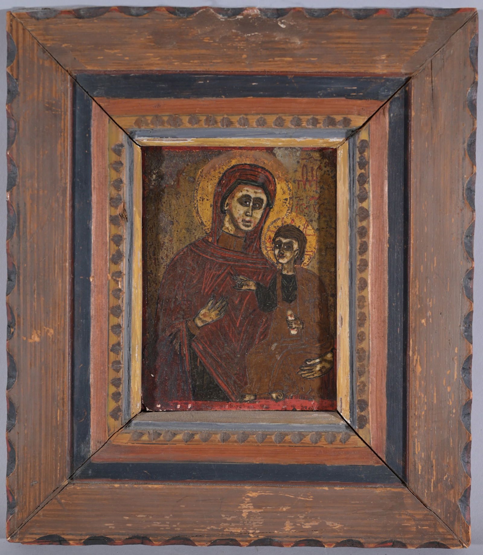 Antique Spanish Colonial Madonna and Child (1 of 3)
