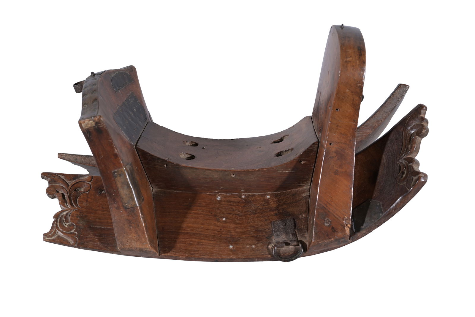Antique Tibetan Wooden Saddle (1 of 5)