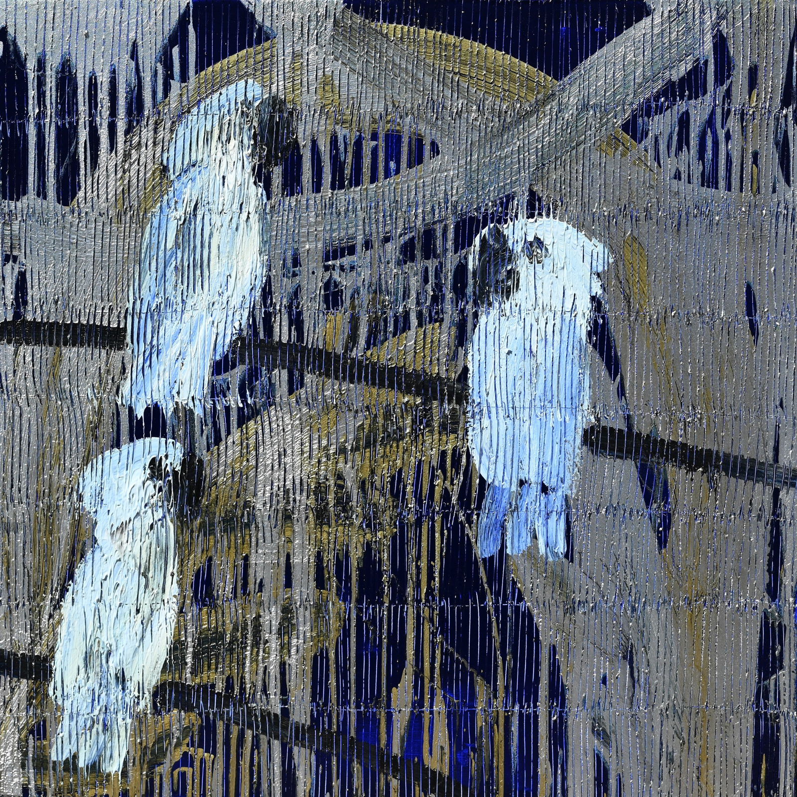 Hunt Slonem (Born 1951) "Stormy Weather" Monsoon (1 of 7)