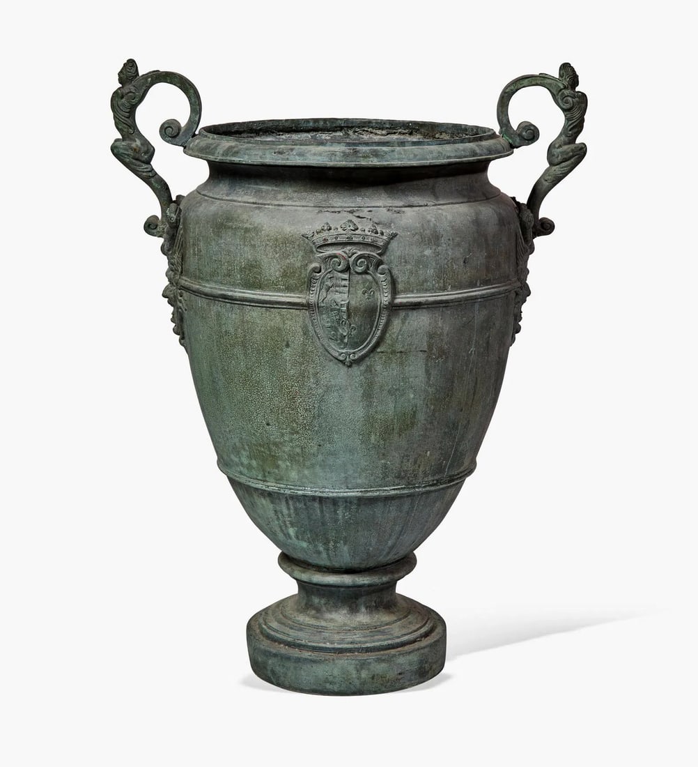 Important 17th C. Italian Royal Marriage Urn; House of Savoy (1 of 5)