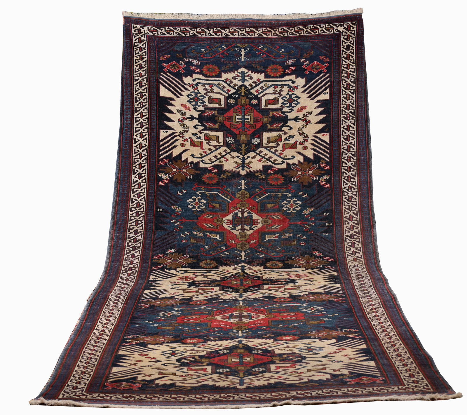 Antique Kazak Rug - 13'7" x 6' (1 of 14)