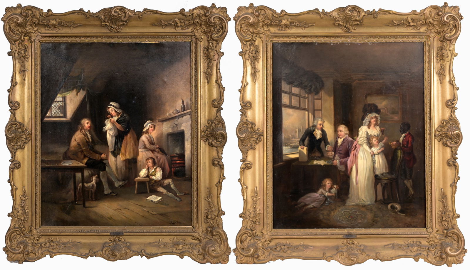 Pair of Florent Willems (Belgium, 1823 - 1905) (1 of 11)