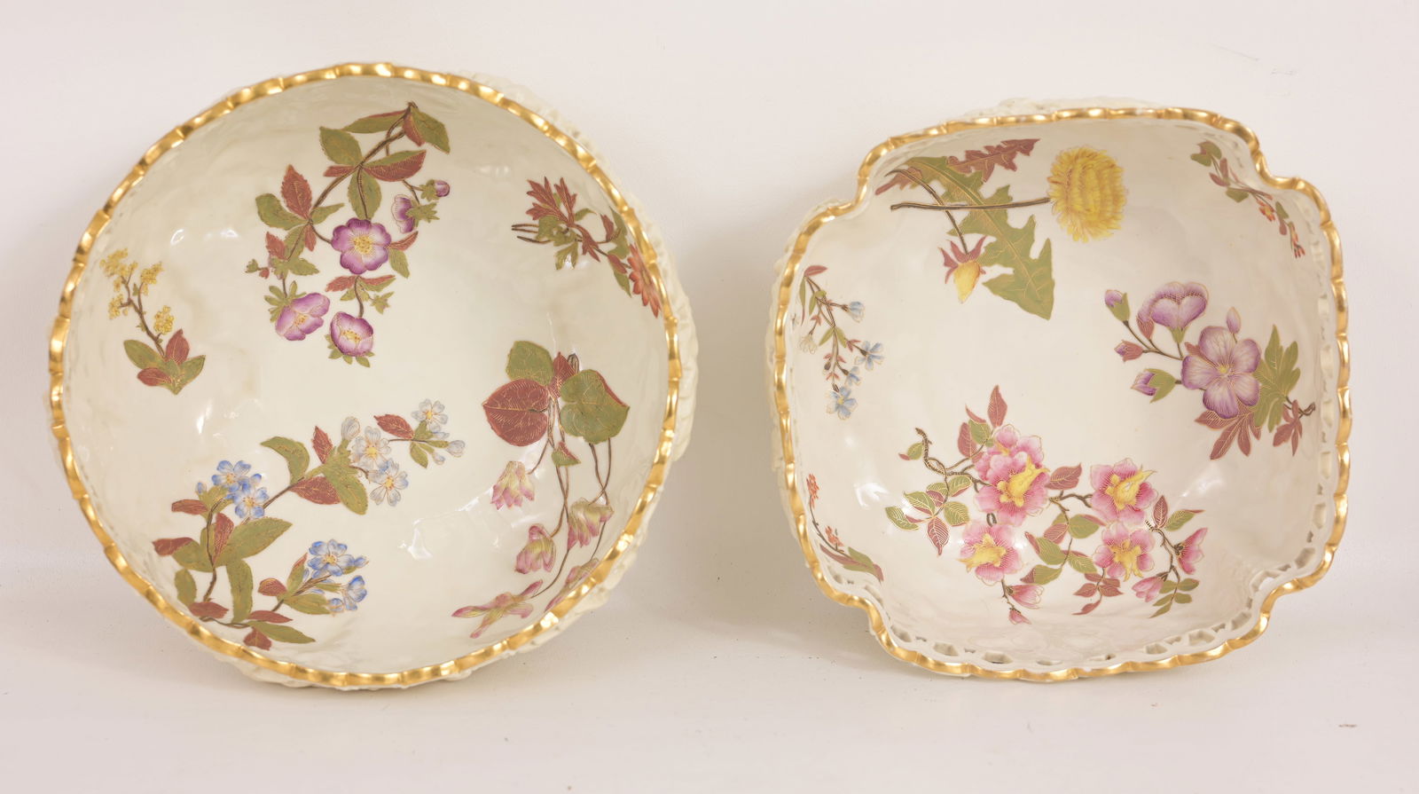 (2) Royal Worcester Gilded Porcelain Dishes (1 of 7)