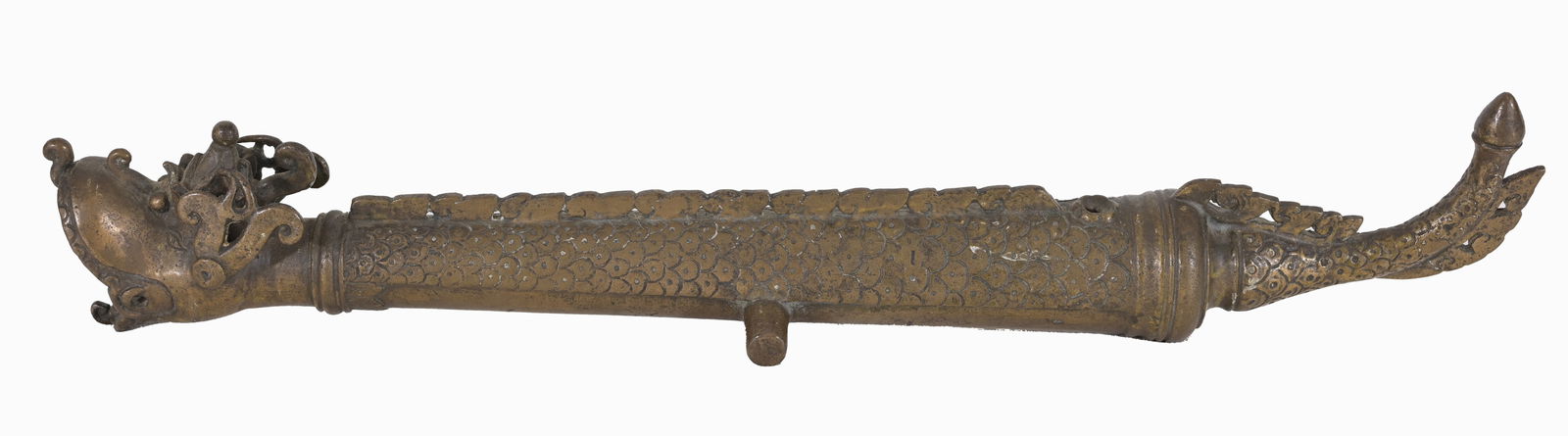 18th C Borneo Bronze Dragon Hand Cannon (1 of 7)