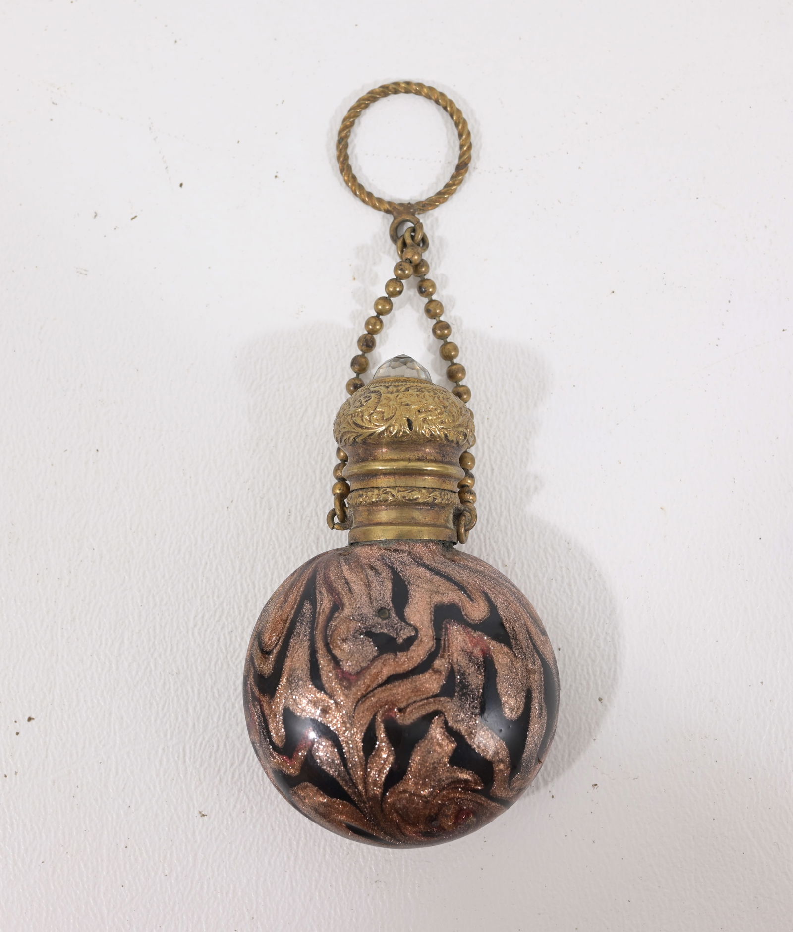 Venetian Enameled Art Glass Scent Bottle (1 of 5)