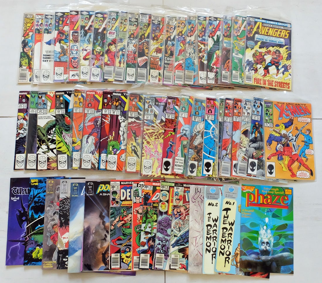 A group of over 50 comic books (1 of 4)