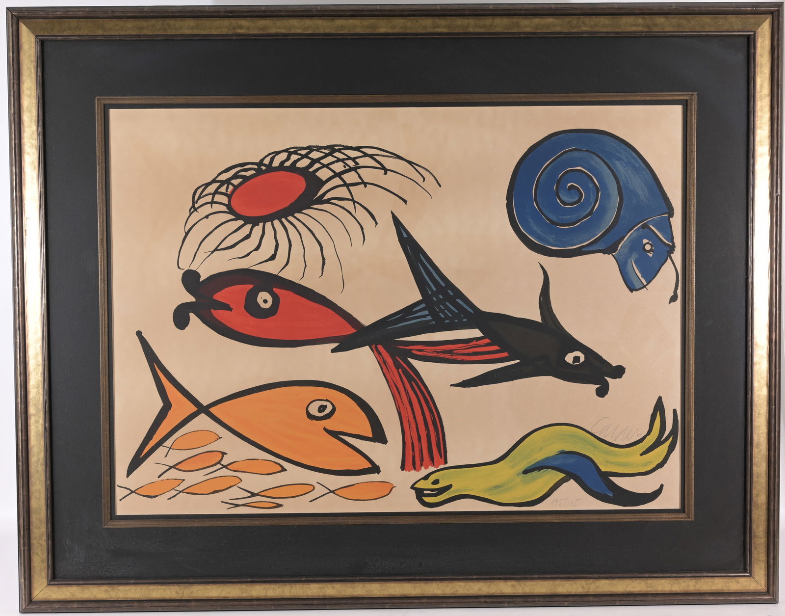 Alexander Calder (1898 - 1976) "Sea Creatures" (1 of 6)