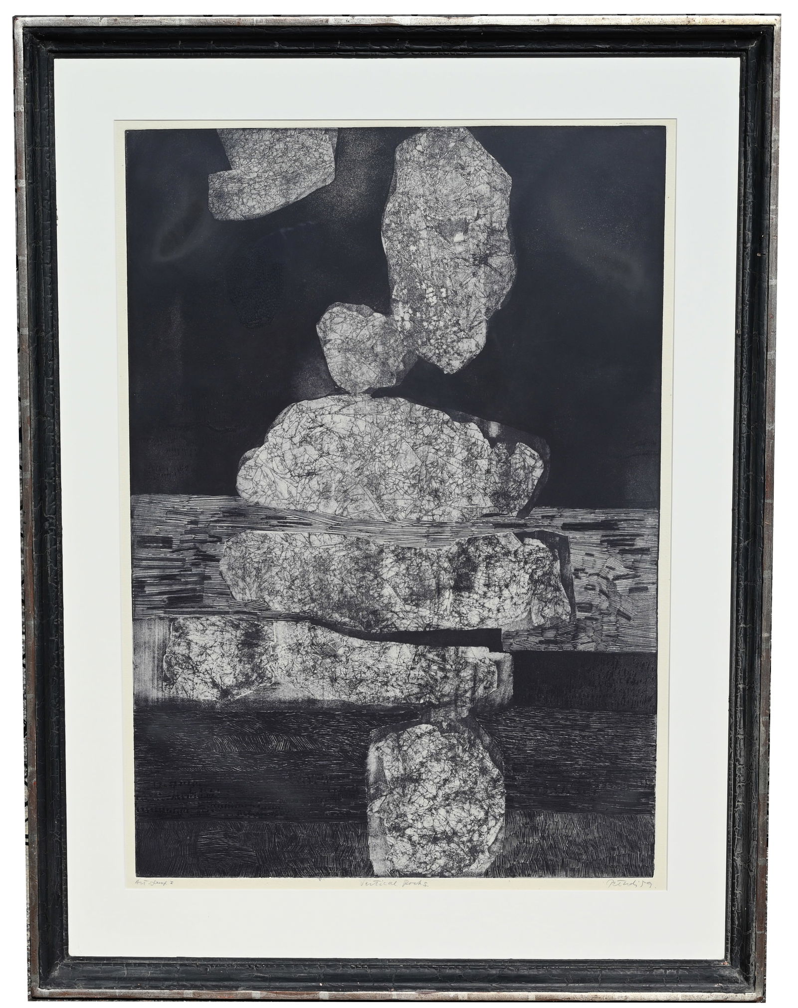 Gabor Peterdi (1915 - 2001) "Vertical Rocks" (1 of 6)