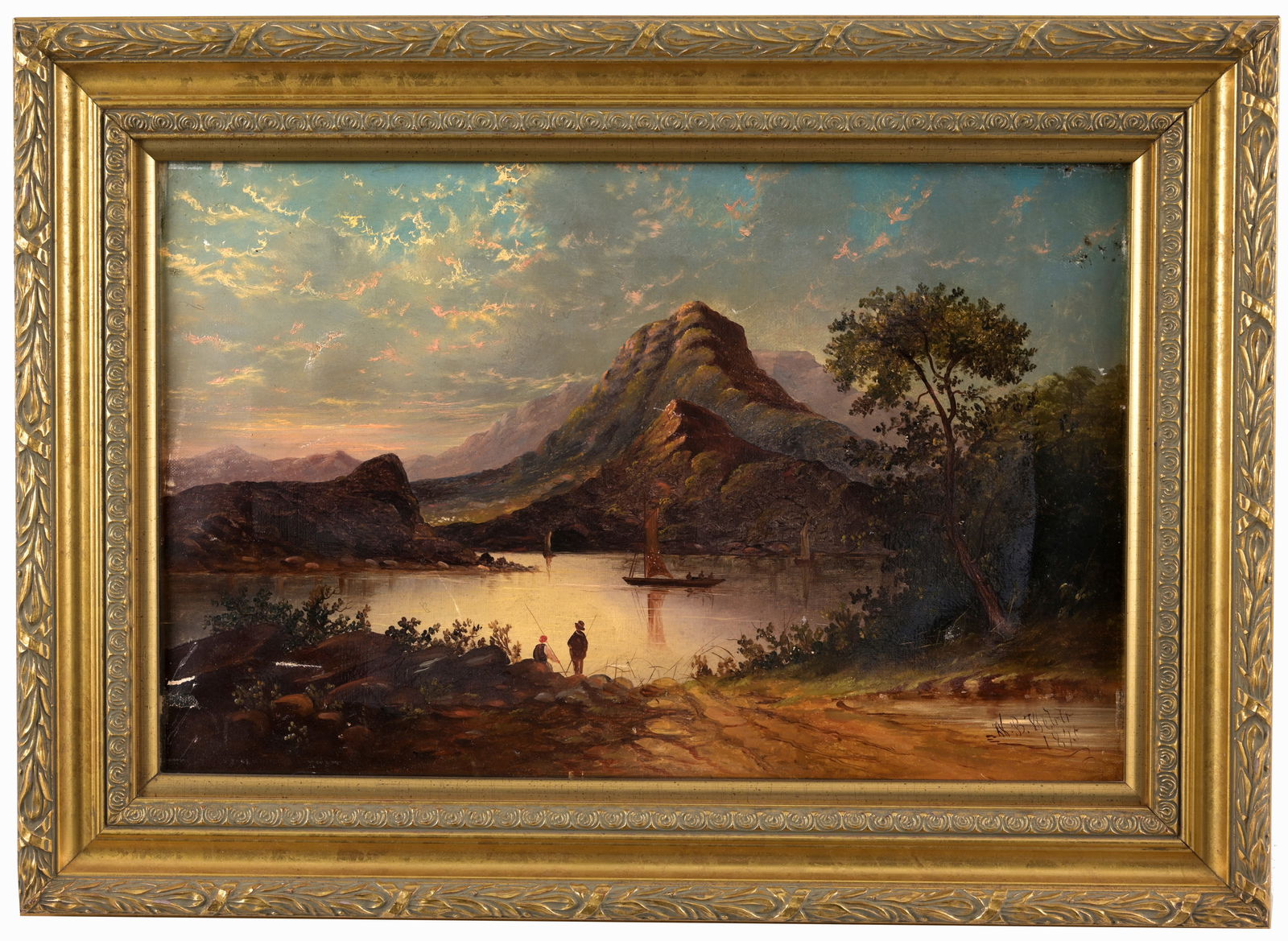 1875 Hudson River School, Signed (1 of 5)