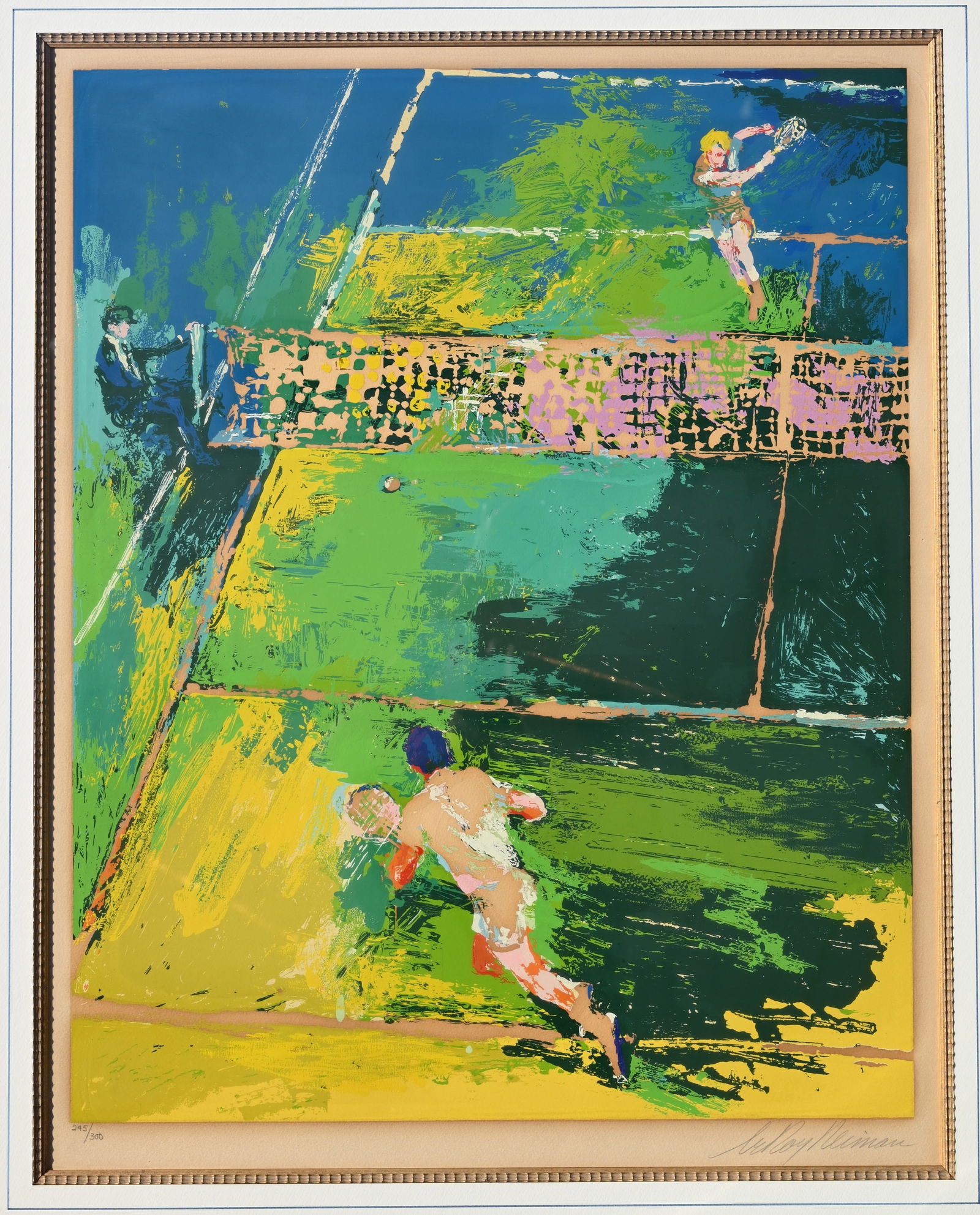 LeRoy Neiman (1921 - 2012) "Blood Tennis" (1 of 5)