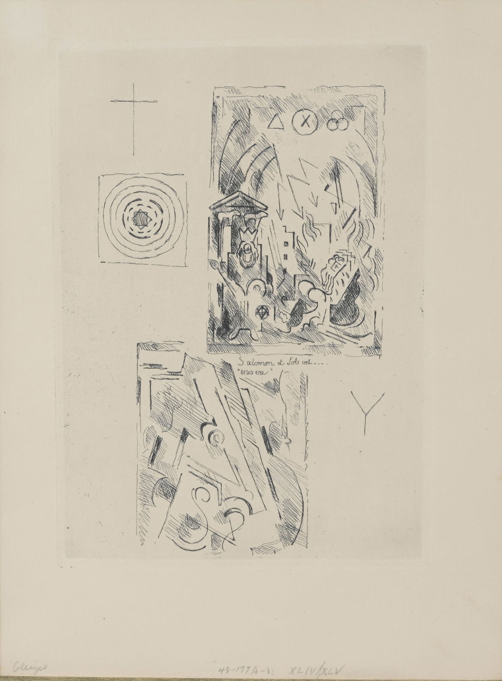 Albert Gleizes (1881-1953) Etching (1 of 8)