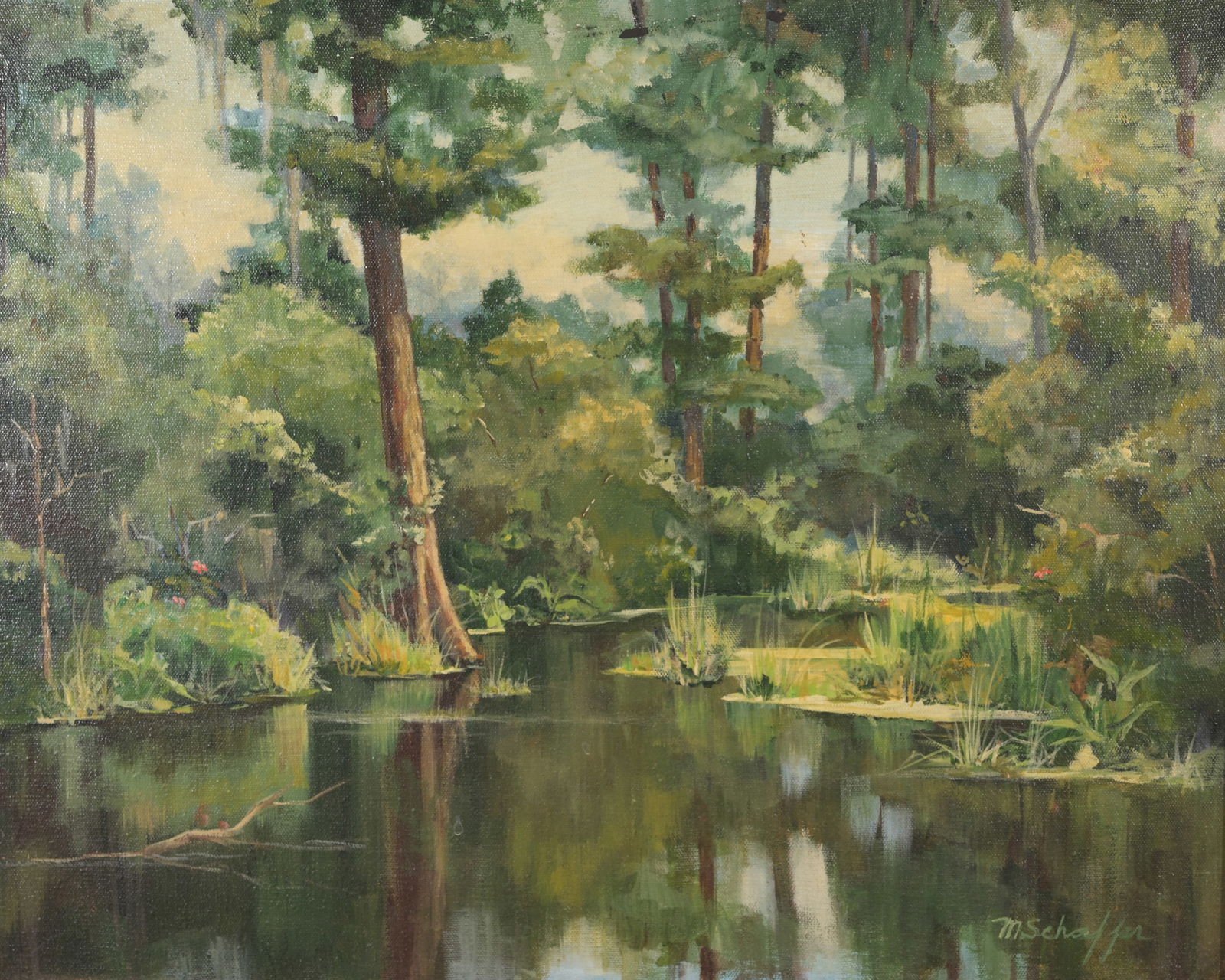 Marie Schaeffer, Mid 20th C. Florida Landscape (1 of 6)