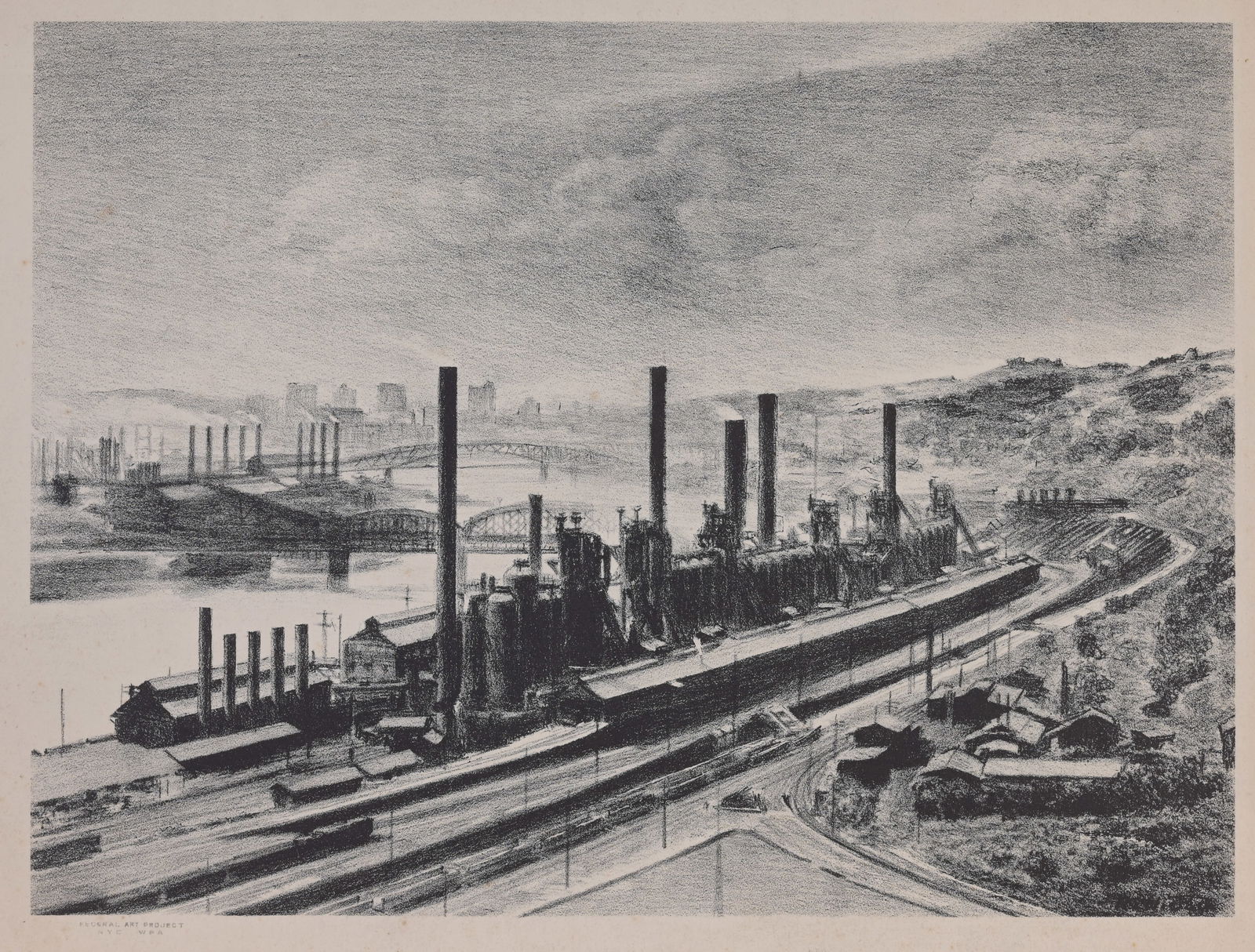 Mabel Wellington Jack (1899 - 1975) WPA Lithograph (1 of 4)