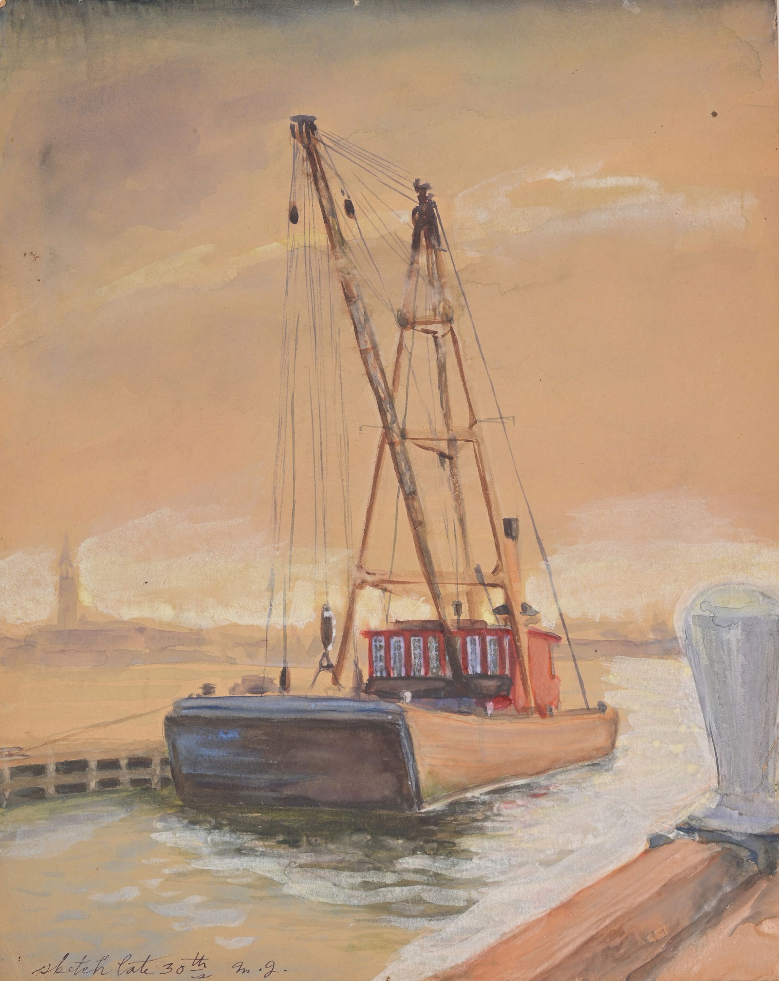 Mabel W. Jack (1899 - 1975) "Sketch late 30th." (1 of 2)