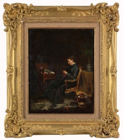 19th C. European School Interior Scene
