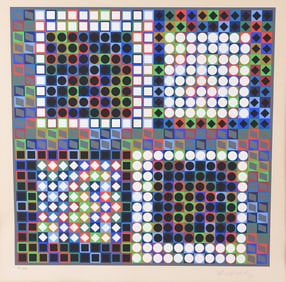 Victor Vasarely (1906 - 1997) Screenprint