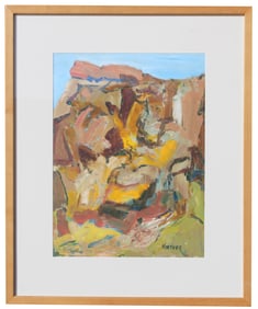 Thomas Koether (NY b. 1940) "Down in the Quarry"