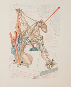 After Salvador Dali (1904-1989) "Inferno Canto 29"