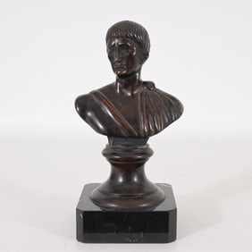 A De Luca Signed Bronze Bust