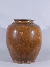 Song Dynasty Brown-Glazed Martaban Storage Jar