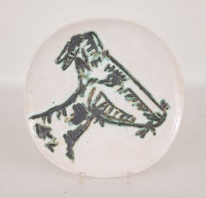After Pablo Picasso, "Tete de Chevre de Profil"