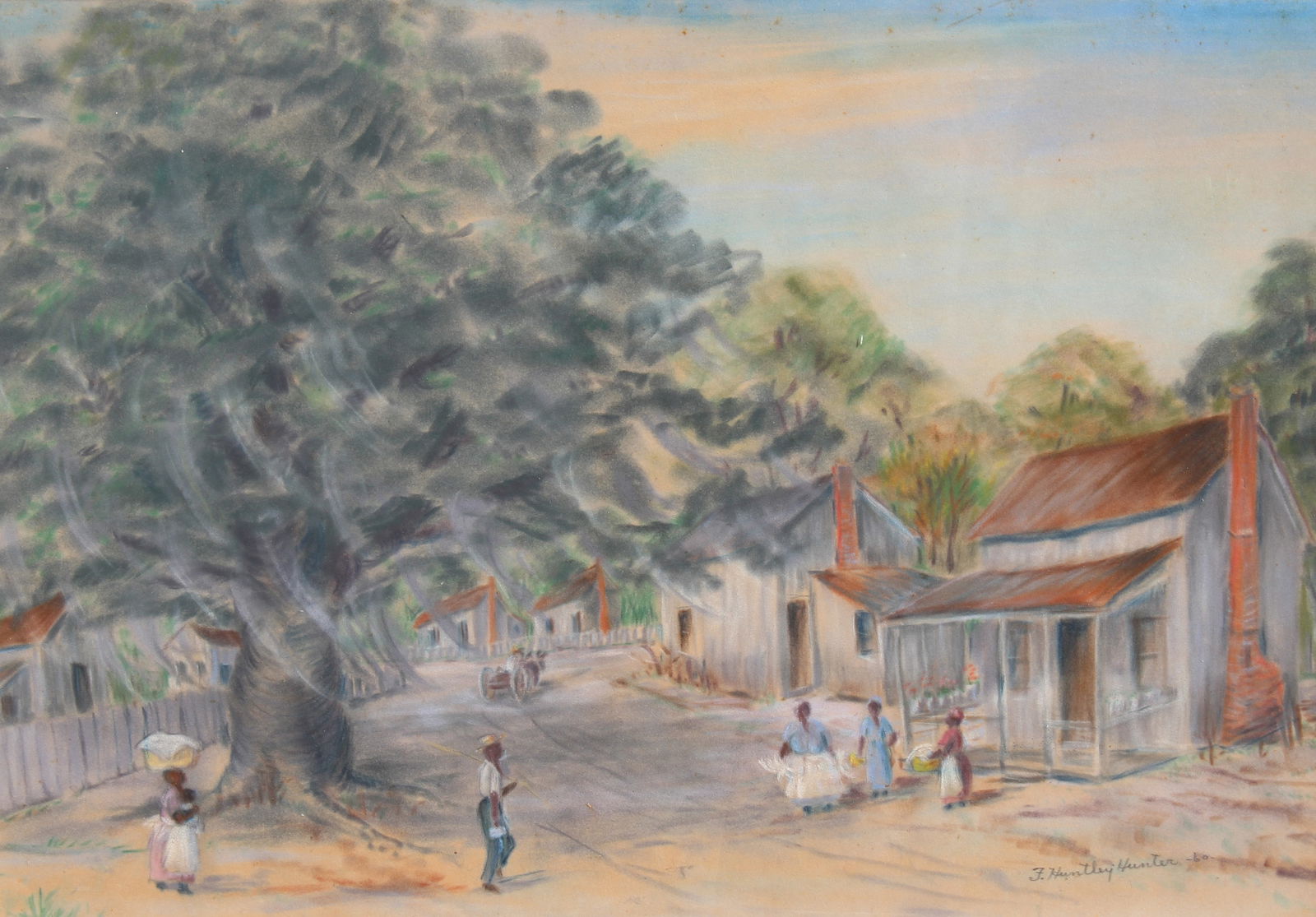 J Huntley Hunter, 1960 Florida Street Scene (1 of 4)