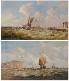 (2) 19th C. English Seascapes